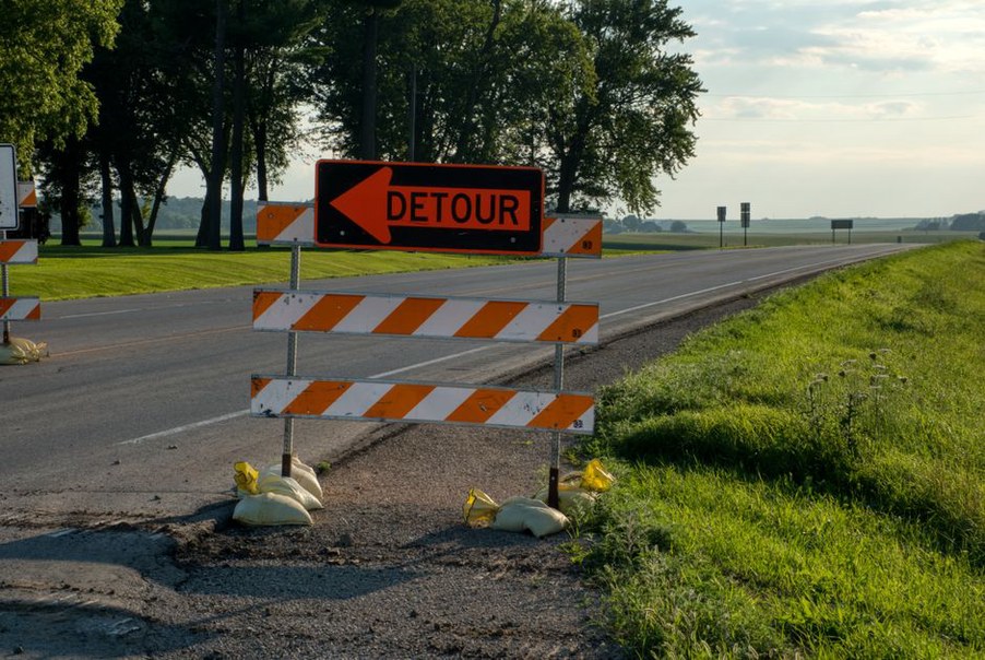 Techniques to prevent erosion along a highway
