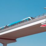 Modern urban transport infrastructure with smart technology