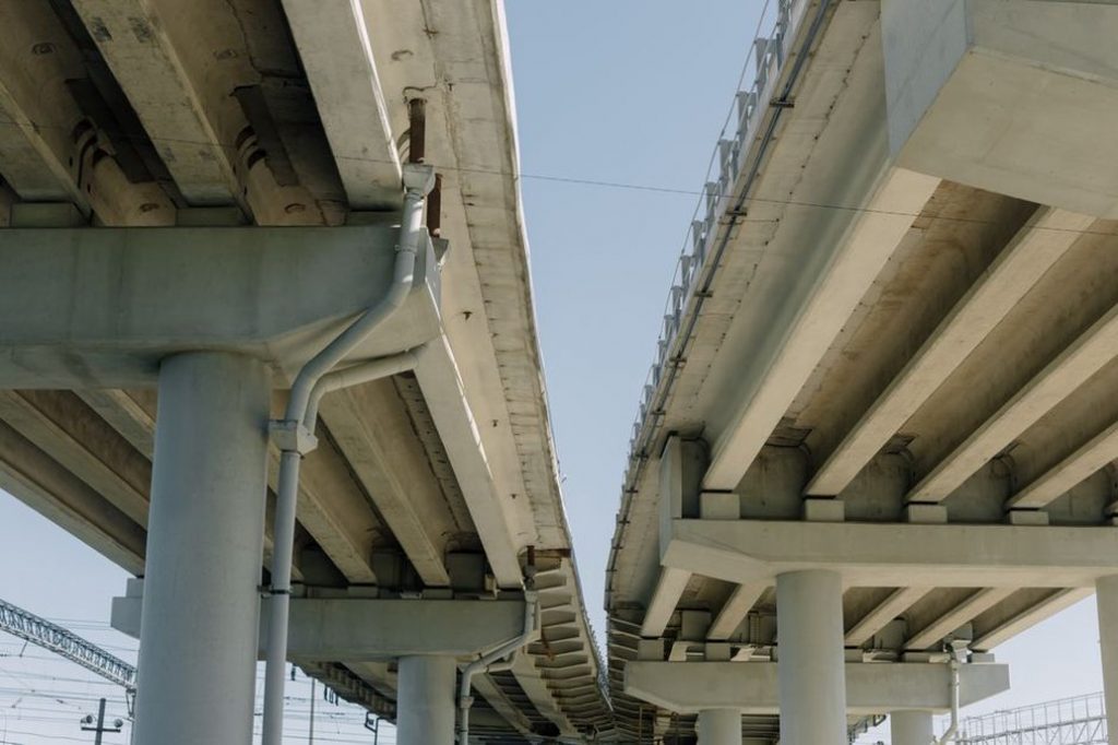 Wireless sensors installed on a bridge structure