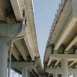 Wireless sensors installed on a bridge structure