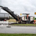 Milling recovers asphalt for processing and reuse