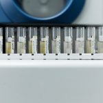 Pavement cores prepared for material condition testing