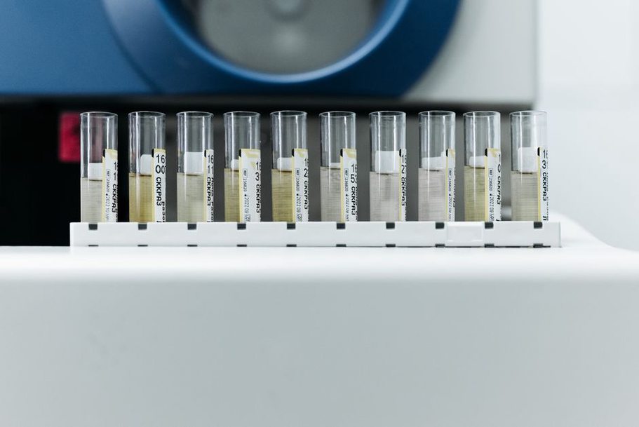 Pavement cores prepared for material condition testing