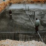 Reinforcement arranged before a bridge deck pour