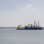 Ground investigation beside a planned bridge foundation