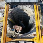Soil cores reveal changing layers along a tunnel alignment