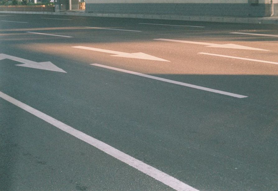 A pavement core exposes layers retained for assessment