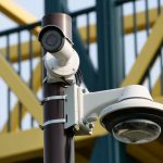Seismic sensors installed on a bridge for monitoring