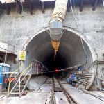 Tunnel construction with seismic considerations in a fault-prone area