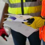 Tunnel drawings reviewed beside inspection notes