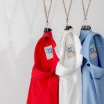 Small care symbols printed inside a garment