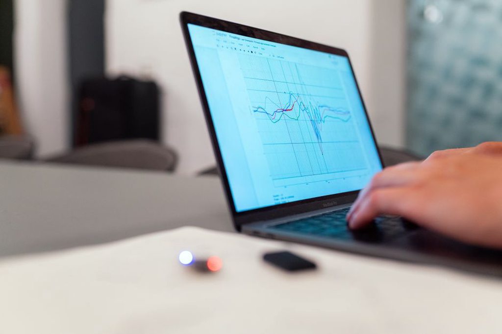 Engineer checks a ground movement chart before publication