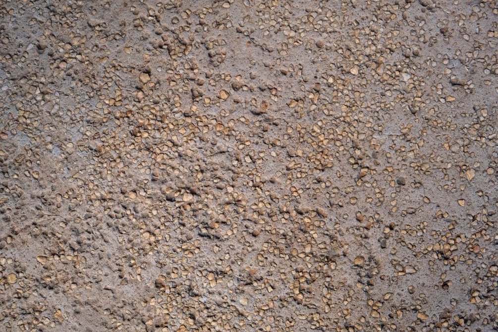 Core exposing the boundary between pavement layers